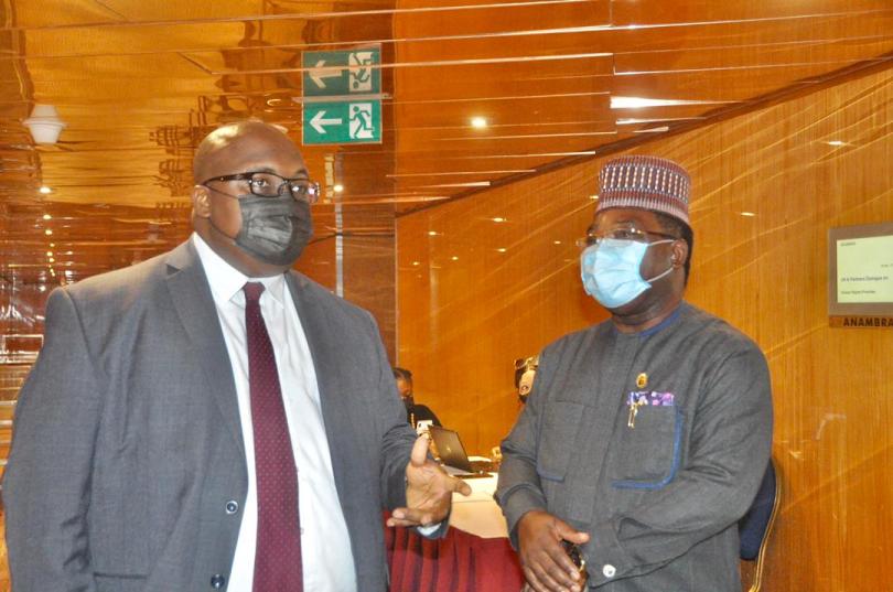  ES speaking with his SA